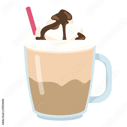 Coffee menu set_Latte macchiato