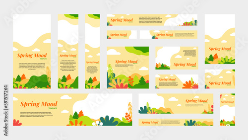 Spring Mood Stunning Banner Templates