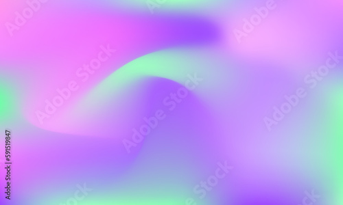 Abstract colorful illustration in bright neon colors with a blurry gradient. A green magenta vector gradient blur pattern. Sample for your design.