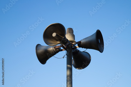 Konstfotografi Altoparlante. Comunicazione pubblica.