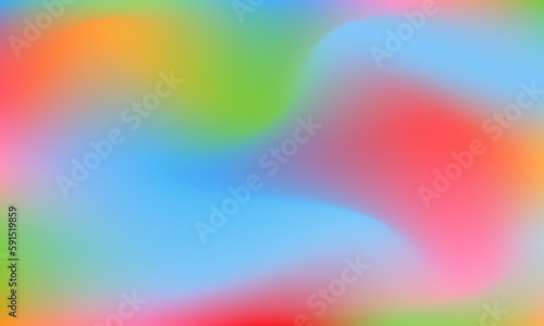 Soft abstract gradient mesh background of bright rainbow colors. Suitable for banner templates  book covers  albums  web pages  wallpapers. Vector graphics.