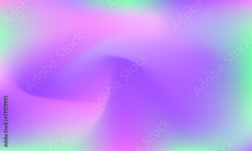 Abstract colorful illustration in bright neon colors with a blurry gradient. A green magenta vector gradient blur pattern. Sample for your design.