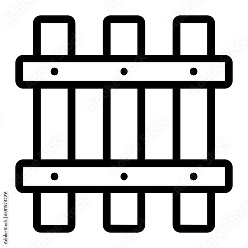 fence line icon