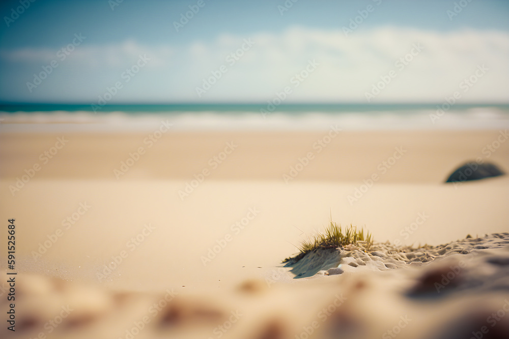 Close-up view of beach - AI Technology Close-up view of beach - AI Technology