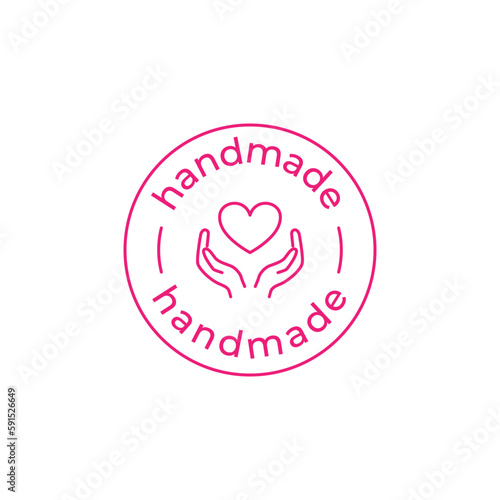 Handmade vector sign, editable stroke