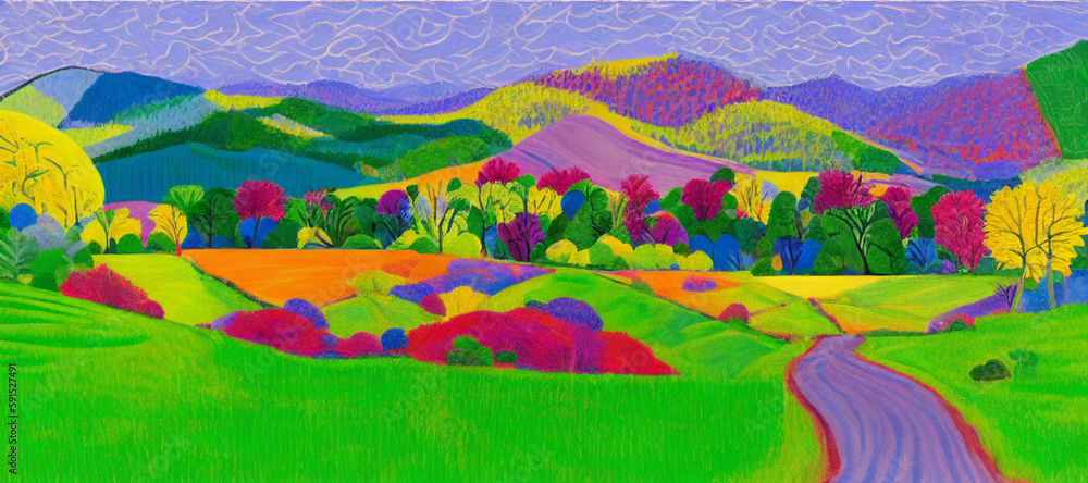 Colofull landscape Colofull landscape