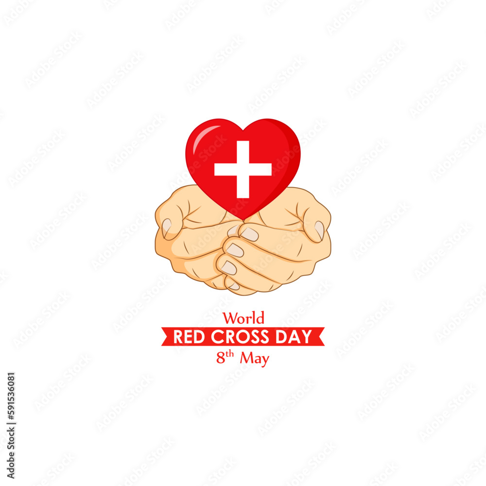 Obraz premium Vector illustration for World Red Cross 8 May