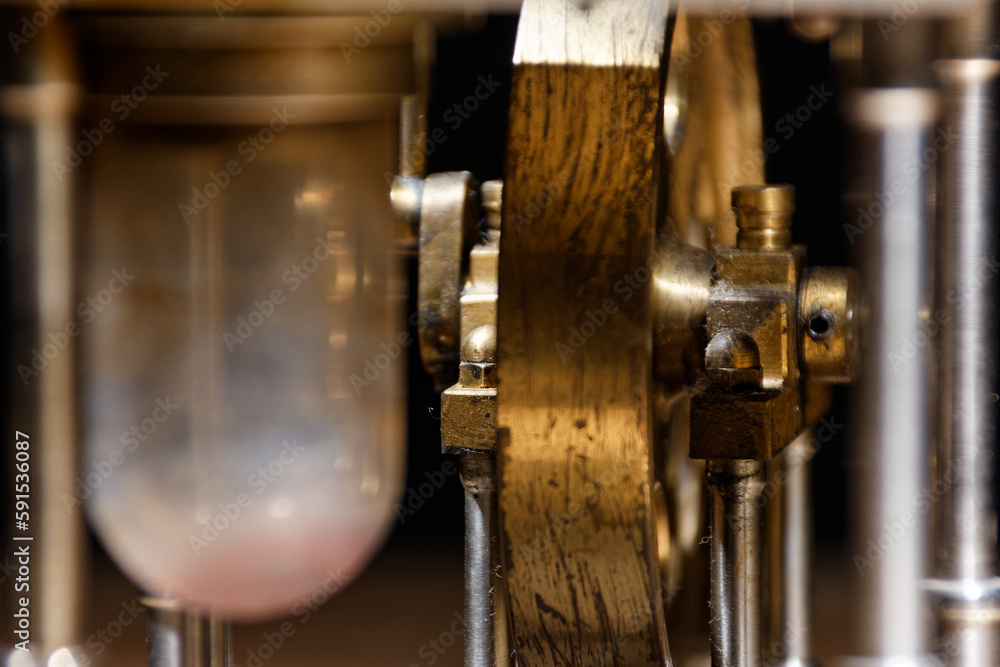 Fototapeta premium closeup of a stirling engine construction