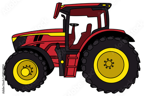 red tractor