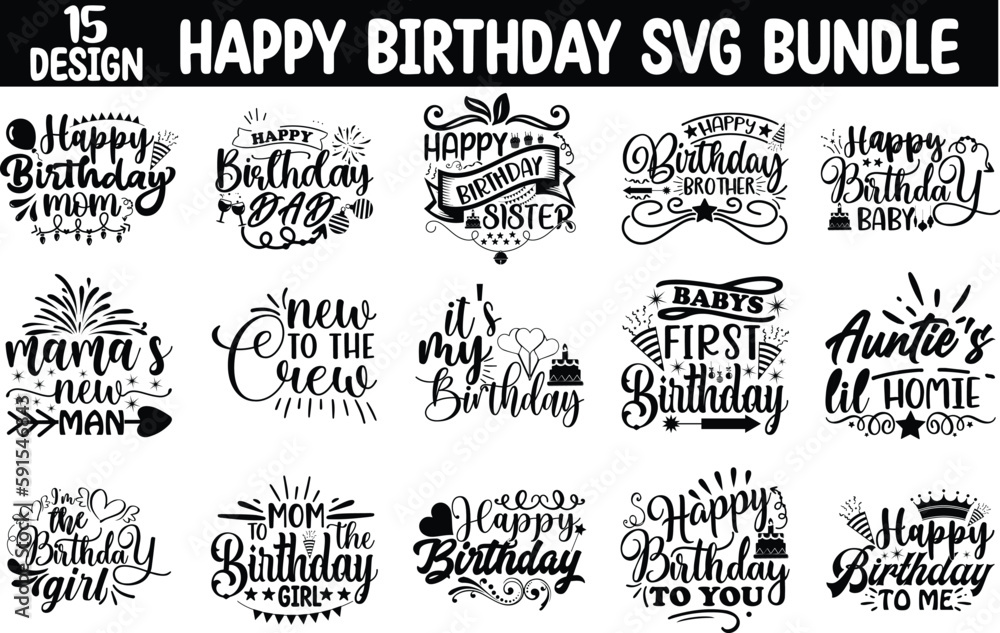 It's My Birthday Svg, Birthday Queen Svg, Birthday Girl Svg