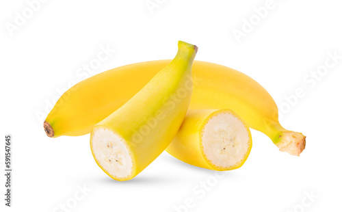 Banana isolated on transparent png