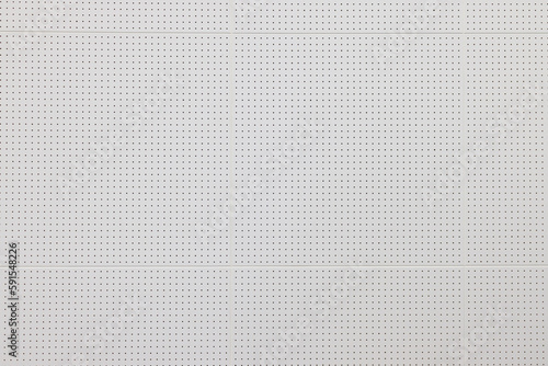Foto white soundproof wall background and texter, sound barrier, sound absorbing in meeting room