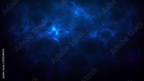 futuristic abstract animated dark blue background with glowing lights like lightning in a stormy sky