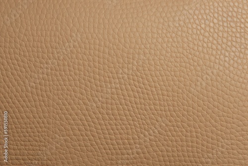 Beige Leather Background With Matte Finish. Generative AI photo