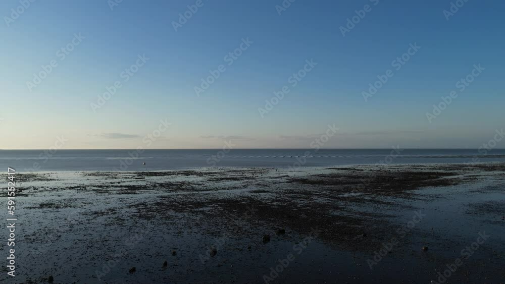 Forward Push Over Low Tide English Channel Whitstable