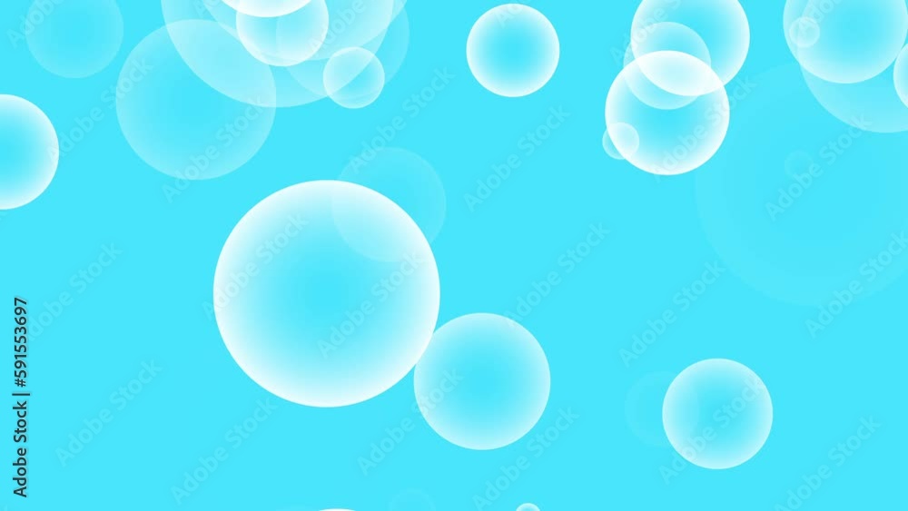 Underwater air bubbles rising towards surface scuba diving blue looping background Underwater air bubbles rising towards surface scuba diving blue looping background