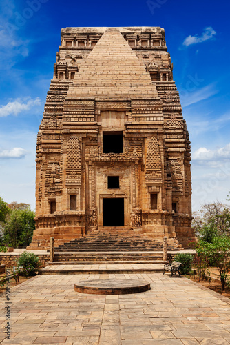 Teli Ka Mandir Hindu temple in Gwalior fort. Gwalior, Madhya Pradesh, India