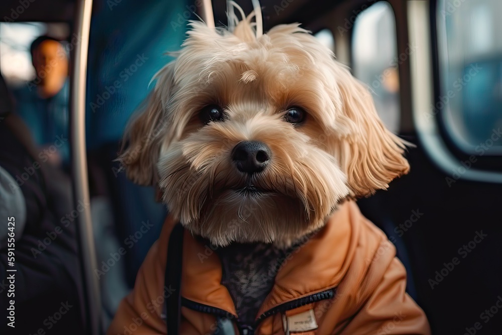 pets on the go in public transit generative AI pets on the go in public transit generative AI