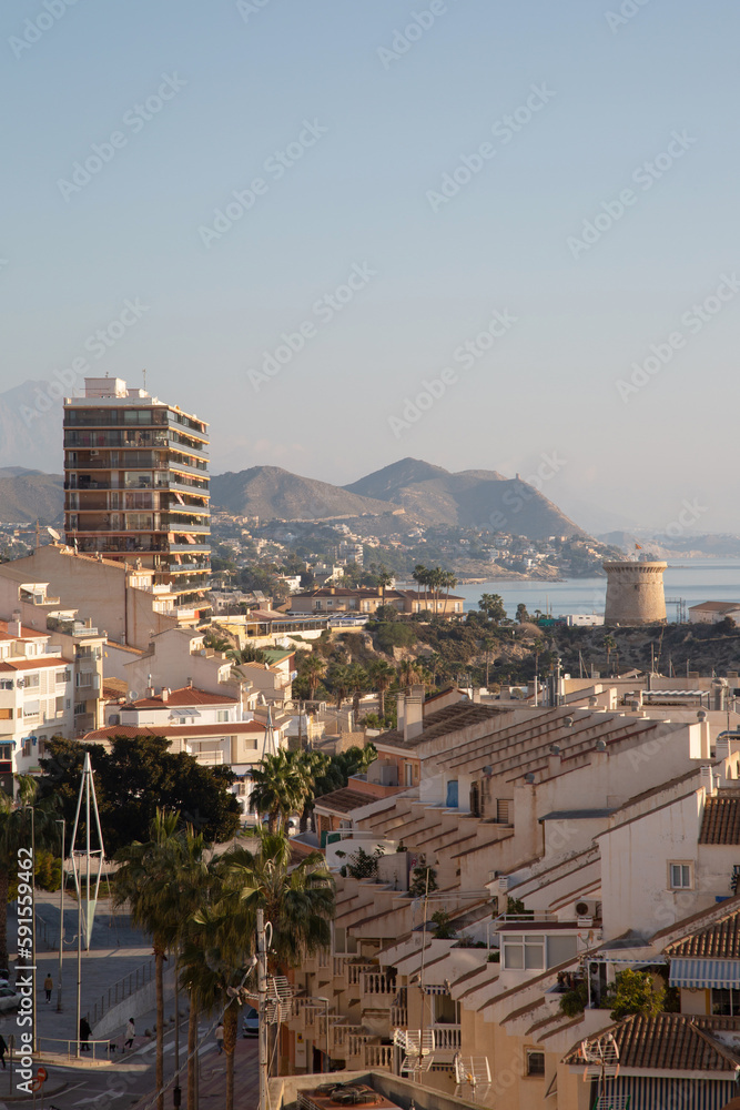 Rooftop View, and Port; El Campello; Alicante; Spain