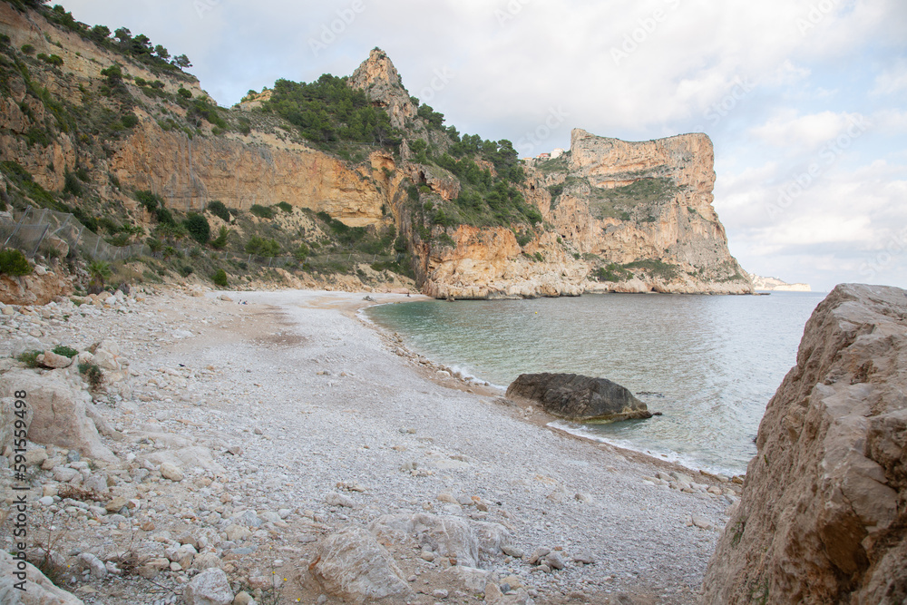 Moraig Cove Beach; Alicante; Spain