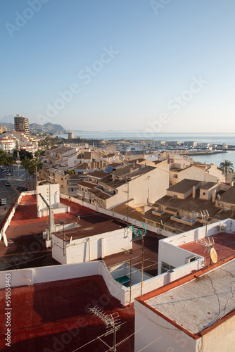 Rooftop View, and Port; El Campello; Alicante; Spain