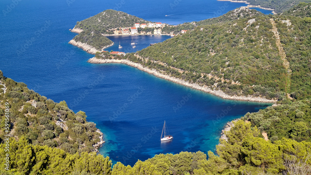 Naklejka premium Zaklopatica, Lastovo, Croatia