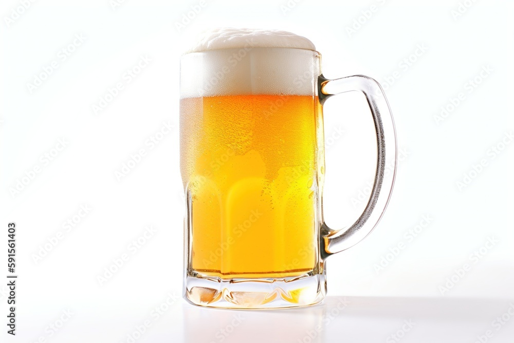 glass of beer isolated glass of beer isolated