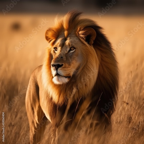 portrait of a lion © Enzo