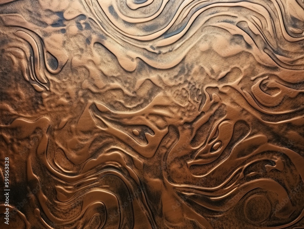 Kupfer-Kunst: Atemberaubende Kupfer-Texturen, metallischer Glanz, edle Oberflächen, warme Farbtöne, Industriedesign - Ideal für Schmuckdesign, kreative Metallarbeiten, Generative AI 35 Kupfer-Kunst: Atemberaubende Kupfer-Texturen, metallischer Glanz, edle Oberflächen, warme Farbtöne, Industriedesign - Ideal für Schmuckdesign, kreative Metallarbeiten, Generative AI 35