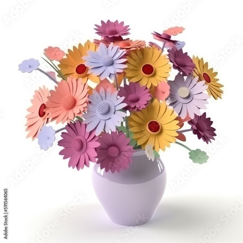 Wallpaper Mural Flowers, vase, spring Torontodigital.ca