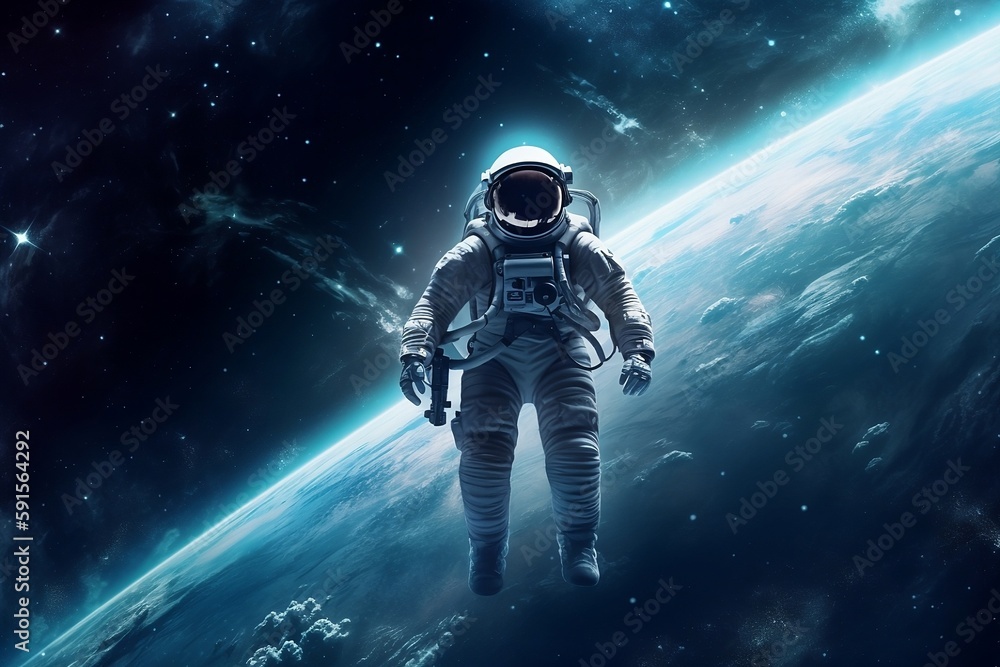 astronaut in space astronaut in space