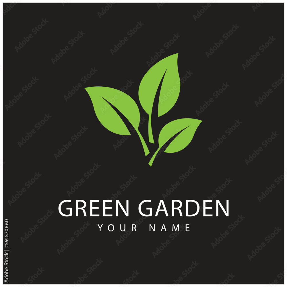 green garden logo vector and symbol green garden logo vector and symbol