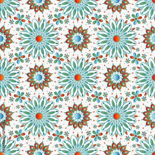 seamless pattern gradient design for islamic day