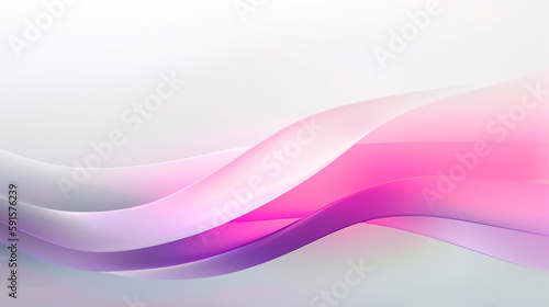 A pink and purple wave background with a white background. Generative AI © md3d