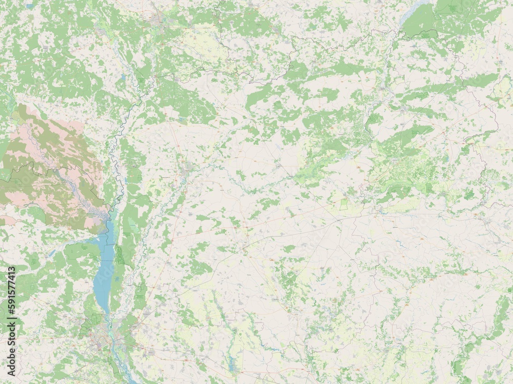 Chernihiv, Ukraine. OSM. No legend Chernihiv, Ukraine. OSM. No legend