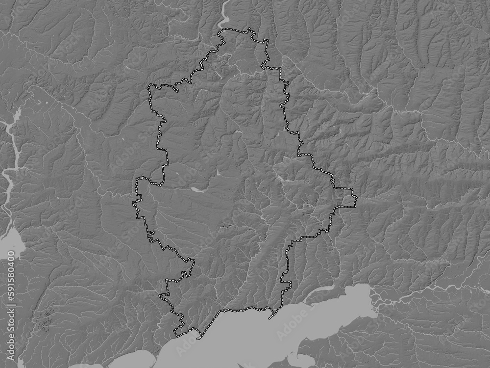 Donets'k, Ukraine. Bilevel. No legend Donets'k, Ukraine. Bilevel. No legend