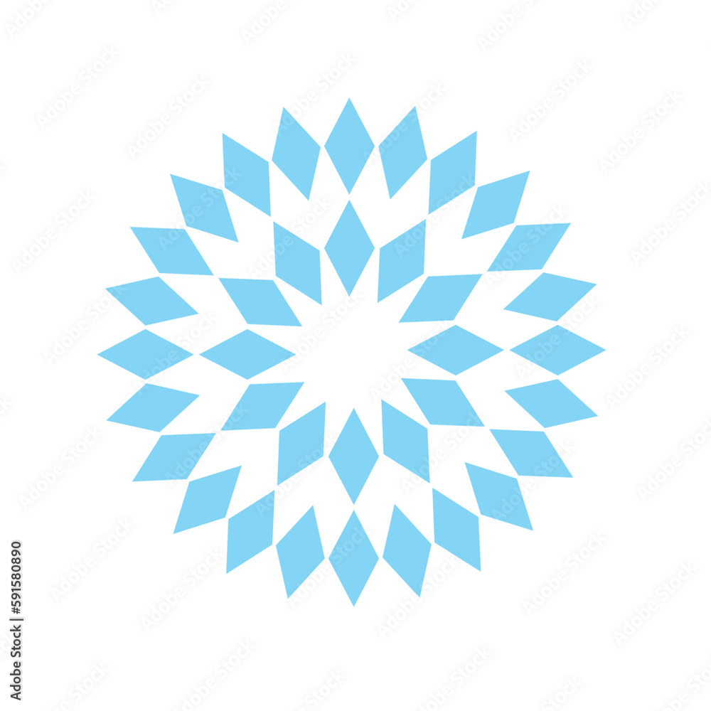 Sun Star Ice Geometric Sun Star Ice Geometric