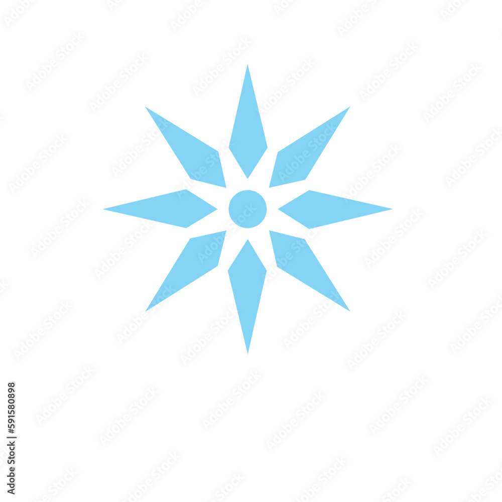 Sun Star Ice Geometric Sun Star Ice Geometric