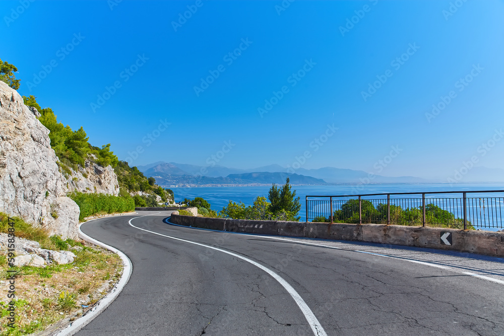 Coastline road - Amalfi Coast, Italy