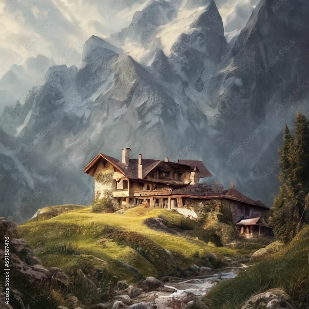 swiss mountain village swiss mountain village