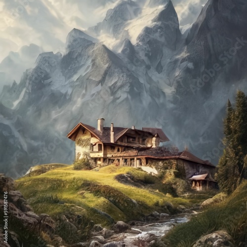 swiss mountain village