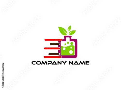 Abstract athlete LAB logo vector design. Gym, sports games, fitness, business, trainer vector logo.  Quotation marks and symbol with modern colors vector design.