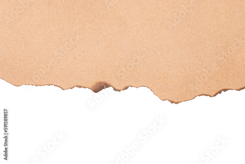 Wallpaper Mural Burn brown paper half isolated on white background with clipping path Torontodigital.ca