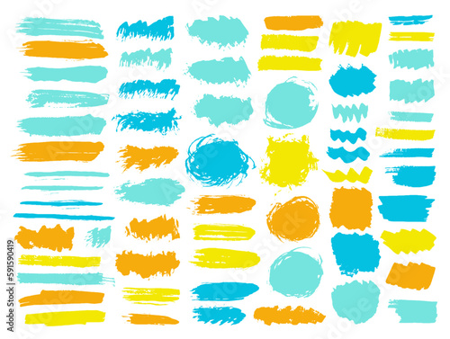 Paint dust brushstroke mega set. Freehand inkblot streak swash elements. Inkblot paintbrush web sticker background batch. Daub ink spots design.