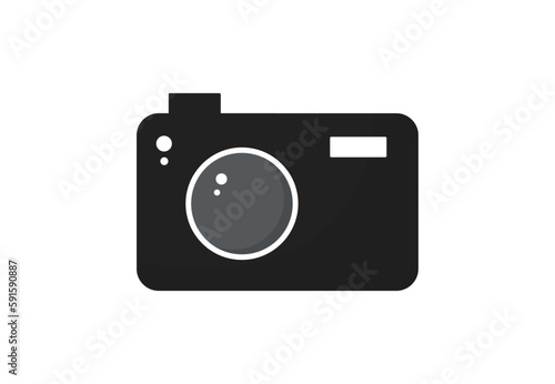 Photo camera icon. Vector illustration