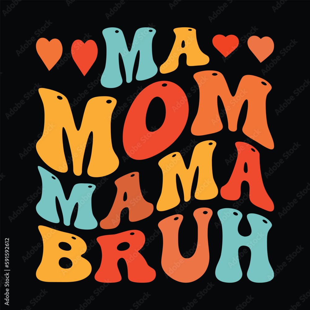 Cute mothers day card with heart Cute mothers day card with heart