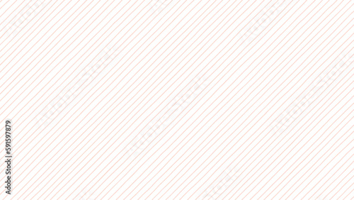 手描きの細い線で作った斜めストライプ - シンプルなシームレスパターン - 16:9 - ピンク 