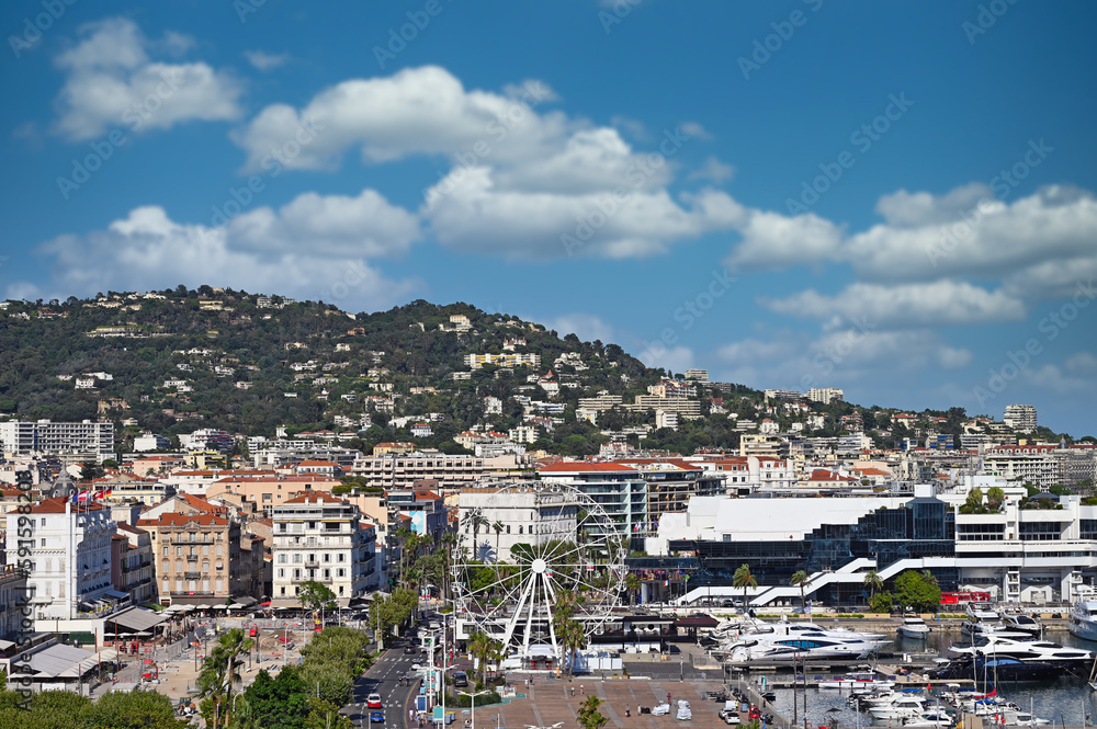 Cannes France cityscape summer season