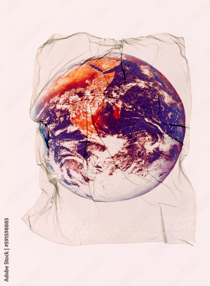 Earth from Space Showing Horn of Africa Stock Illustration | Adobe Stock