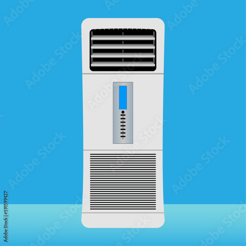 Floor Standing Air Conditioner Isolated on background